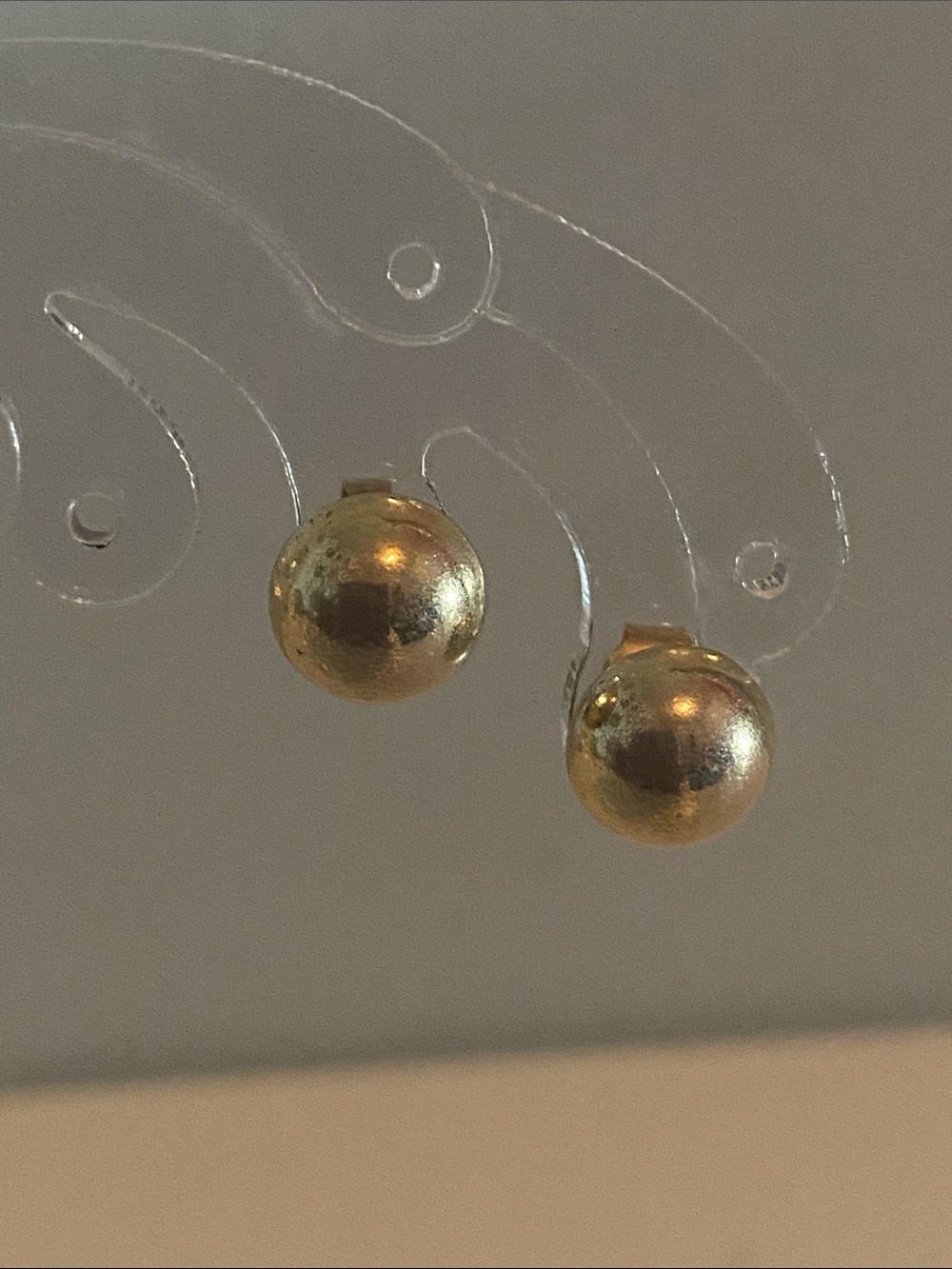 Timeless Gold Sphere Stud Earrings - Women Jewelry
